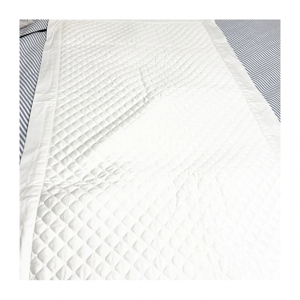 Damask by Charter Club King Elegant White Quilted Bedding Shams NWT Romantic Set